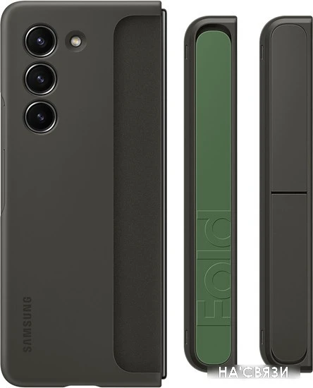 Чехол для телефона Samsung Standing Case with Strap Z Fold5 (графитовый)
