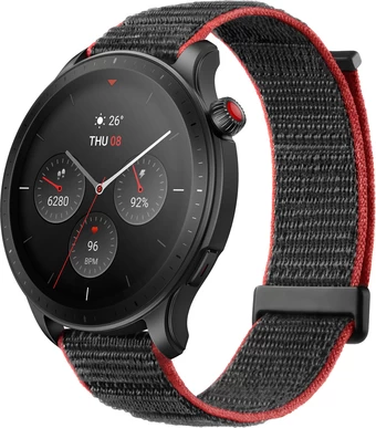 Умные часы Amazfit GTR 4 (черный, с черным нейлоновым ремешком) в интернет-магазине НА'СВЯЗИ