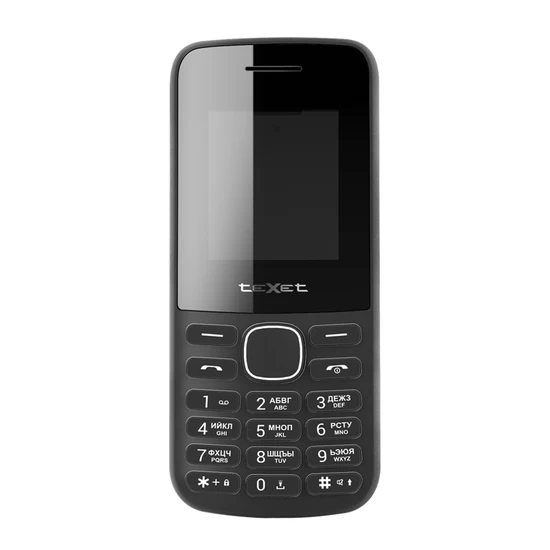Кнопочный телефон TeXet TM-117 (черный) в интернет-магазине НА'СВЯЗИ