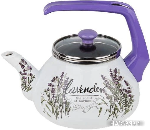 Чайник без свистка Perfecto Linea Цветок лаванды 52-390222 в интернет-магазине НА'СВЯЗИ