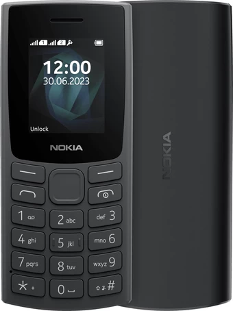 Кнопочный телефон Nokia 105 (2023) Dual SIM TA-1557 (черный) в интернет-магазине НА'СВЯЗИ
