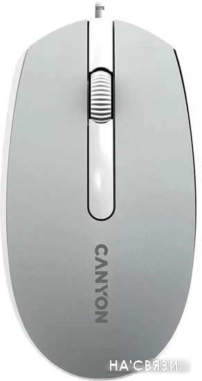 Мышь Canyon M-10 (серый/белый) в интернет-магазине НА'СВЯЗИ