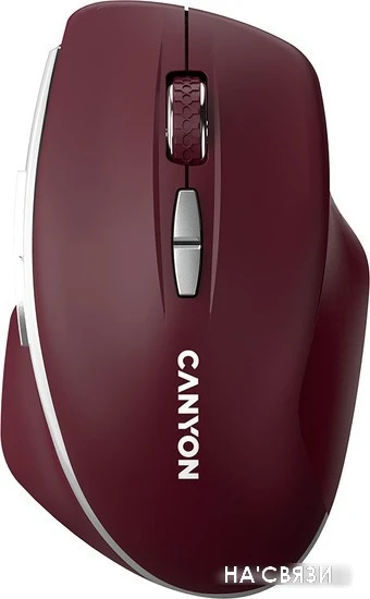 Мышь Canyon MW-21 (бордовый) в интернет-магазине НА'СВЯЗИ