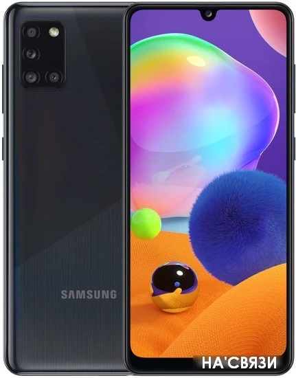 Смартфон Samsung Galaxy A31 SM-A315F/DS 4GB/64GB (черный). Б/У, хорошее