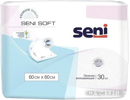 

Пеленки Seni Soft 60х60 см (30 шт)