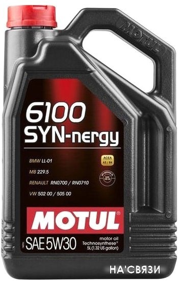 

Моторное масло Motul 6100 Syn-nergy 5W-30 5л