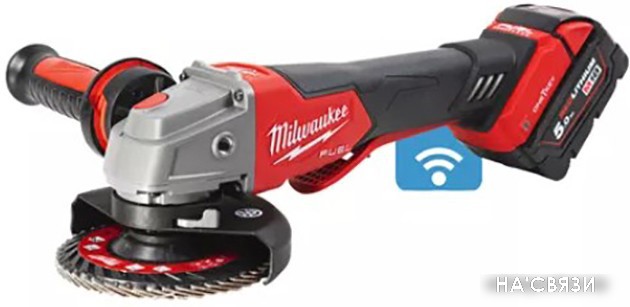 

Угловая шлифмашина Milwaukee M18 ONEFSAG 125XPDB-502X Fuel 4933478435 (с 2-мя АКБ)