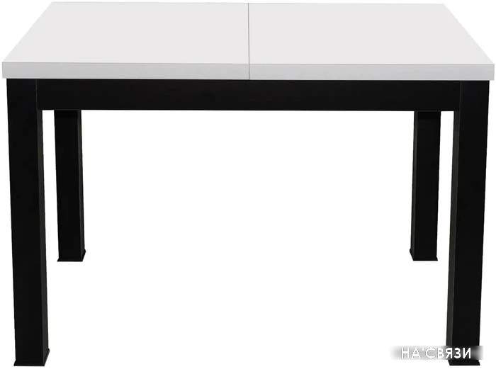 Кухонный стол ЭлиГард Black / СОБ (белый матовый) в интернет-магазине НА'СВЯЗИ