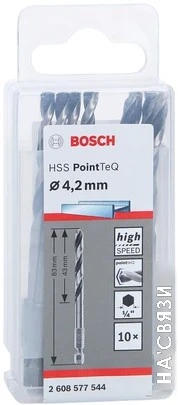 Набор сверл Bosch 2608577544 (10 шт)