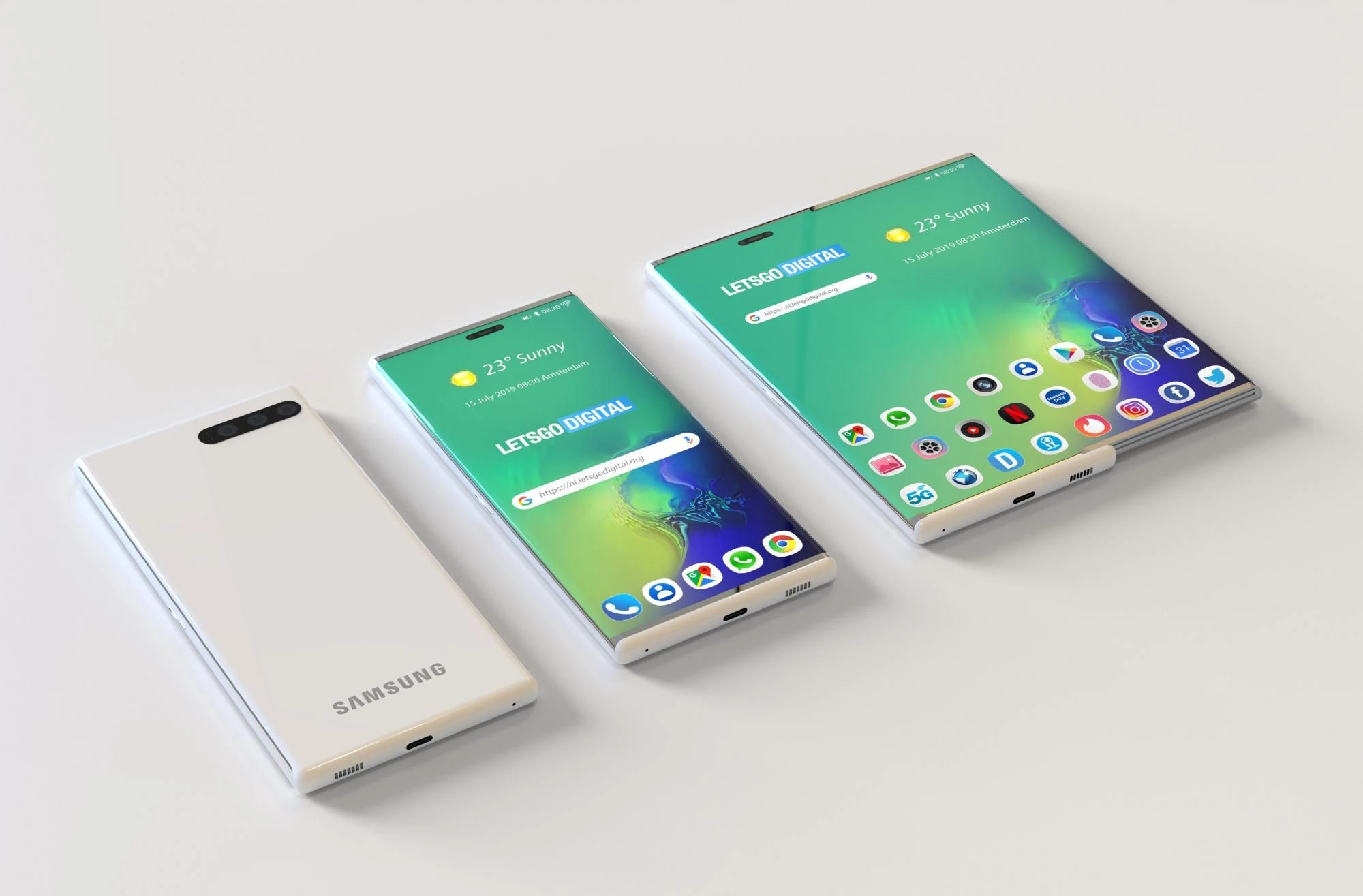 Samsung в 2020 году представит смартфон с фронтальной камерой под экраном 