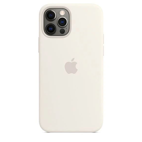 Чехол Apple MagSafe Silicone Case для iPhone 12/12 Pro (белый)