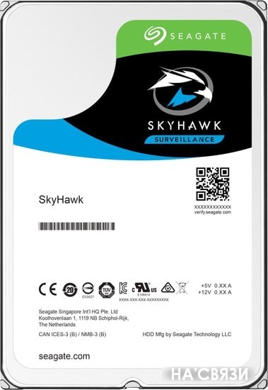 

Жесткий диск Seagate Skyhawk 4TB ST4000VX013