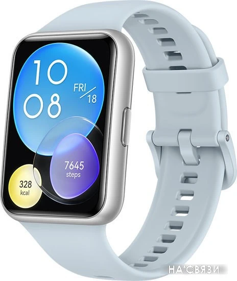 Умные часы Huawei Watch FIT 2 Active международная версия (серо-голубой) в интернет-магазине НА'СВЯЗИ