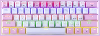 Клавиатура Redragon Fizz (розоый/белый)