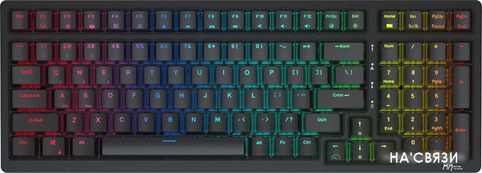 

Клавиатура Royal Kludge RK98 RGB (черный, RK Red)