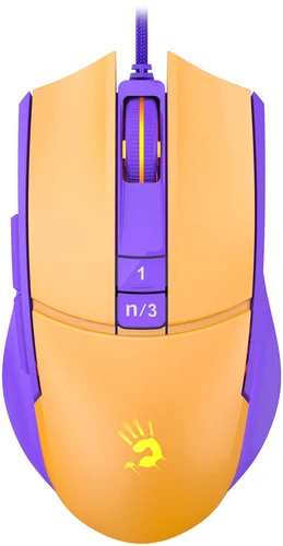 Игровая мышь A4Tech Bloody L65 Max (желтый/фиолетовый) в интернет-магазине НА'СВЯЗИ