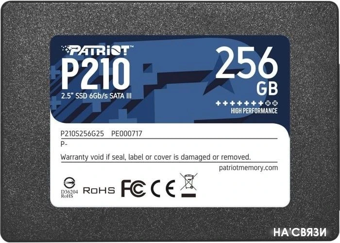 SSD Patriot P210 256GB P210S256G25 в интернет-магазине НА'СВЯЗИ