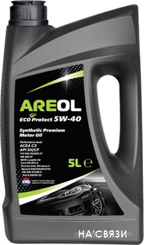 Моторное масло Areol Eco Protect 5W-40 5л
