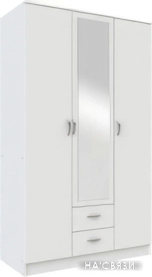 Шкаф распашной Anrex Romano 3D2SZ (белый) в интернет-магазине НА'СВЯЗИ