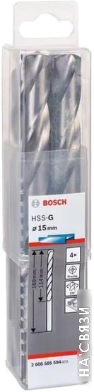 Набор оснастки Bosch 2608585894 (5 предметов)