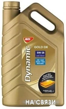 Моторное масло MOL Dynamic Gold DX 0W-20 4л