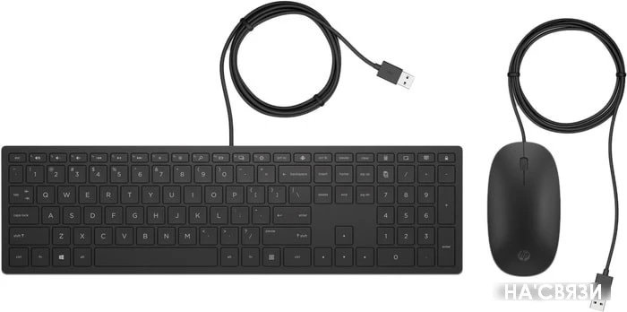 Мышь + клавиатура HP Pavilion 400 (черный)