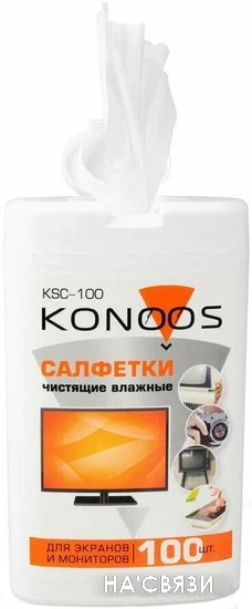 Влажные салфетки Konoos KSC-100