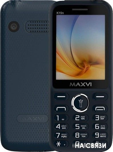 Мобильный телефон Maxvi K15n (синий)