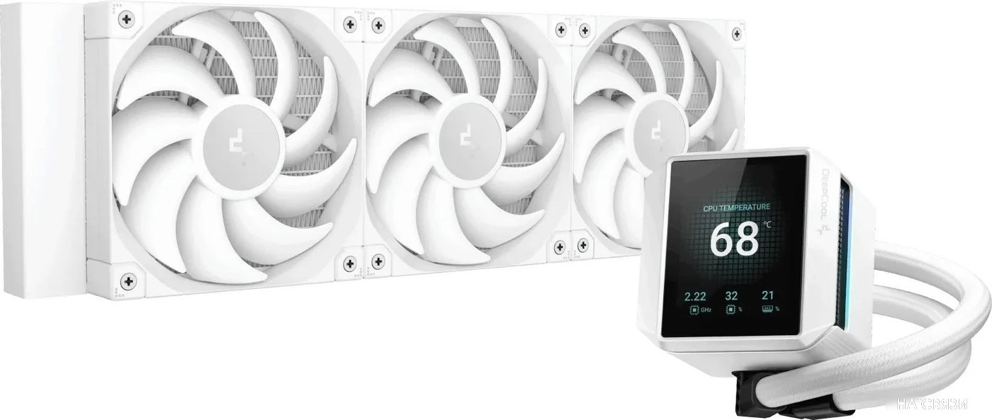 Система жидкостного охлаждения для процессора DeepCool Mystique 360 WH R-LX360-WHDSNMP-G-1