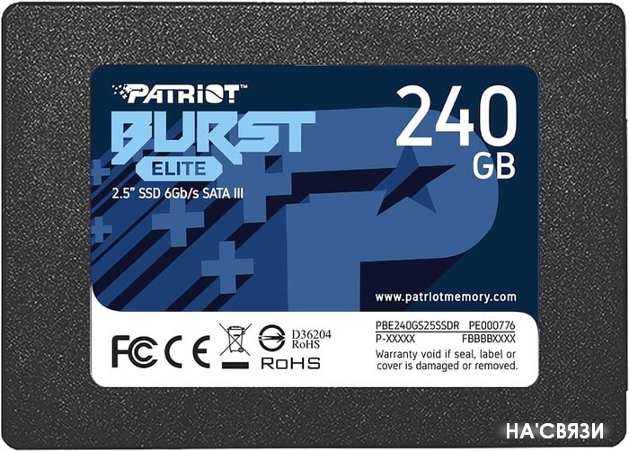 

SSD Patriot Burst Elite 240GB PBE240GS25SSDR