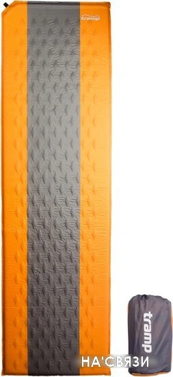 Туристический коврик TRAMP TRI-002 (оранжевый/серый)