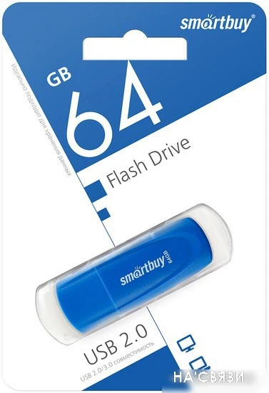 USB Flash SmartBuy Scout 64GB (синий)