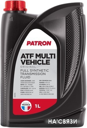 

Трансмиссионное масло Patron Multi Vehicle ATF Original 1л