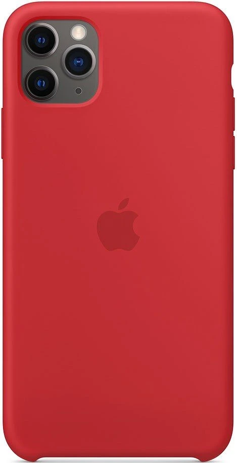 Накладка Apple iPhone 11 Pro  Silicone Case, красный