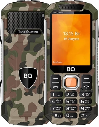 Мобильный телефон BQ-Mobile BQ-2819 Tank Quattro (камуфляж)