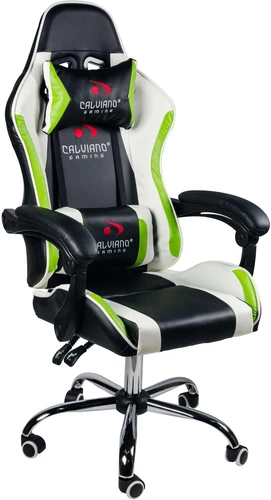 Кресло Calviano Asti Ultimato (черный/белый/зеленый) в интернет-магазине НА'СВЯЗИ