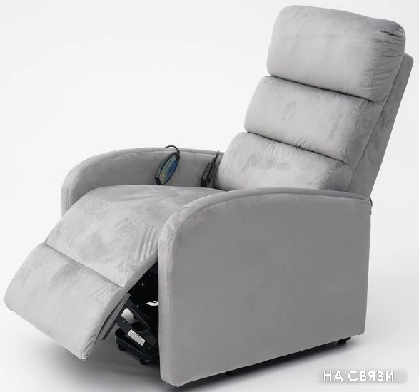 Массажное кресло Calviano 2166 (серый велюр) в интернет-магазине НА'СВЯЗИ