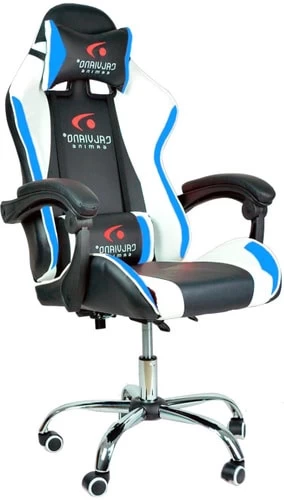 Кресло Calviano Ultimato (черный/белый/голубой) в интернет-магазине НА'СВЯЗИ