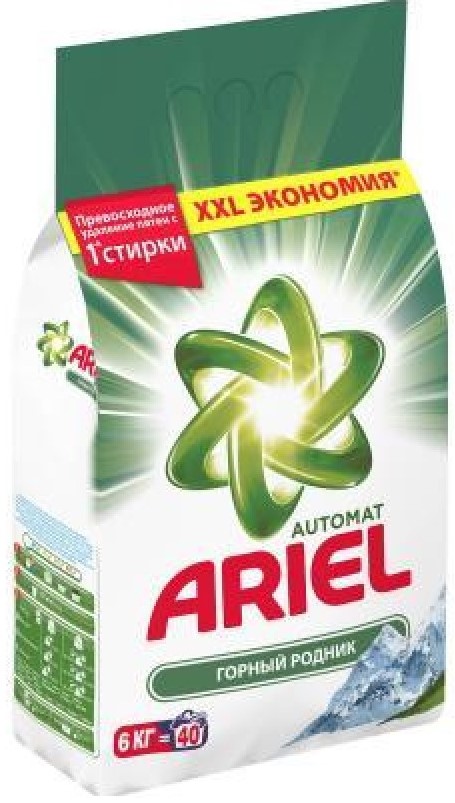 

Стиральный порошок Ariel Горный родник 6кг