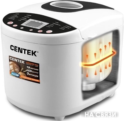 

Хлебопечка CENTEK CT-1406 WB