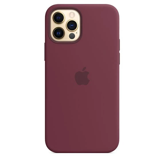 Чехол Apple MagSafe Silicone Case для iPhone 12/12 Pro (сливовый)