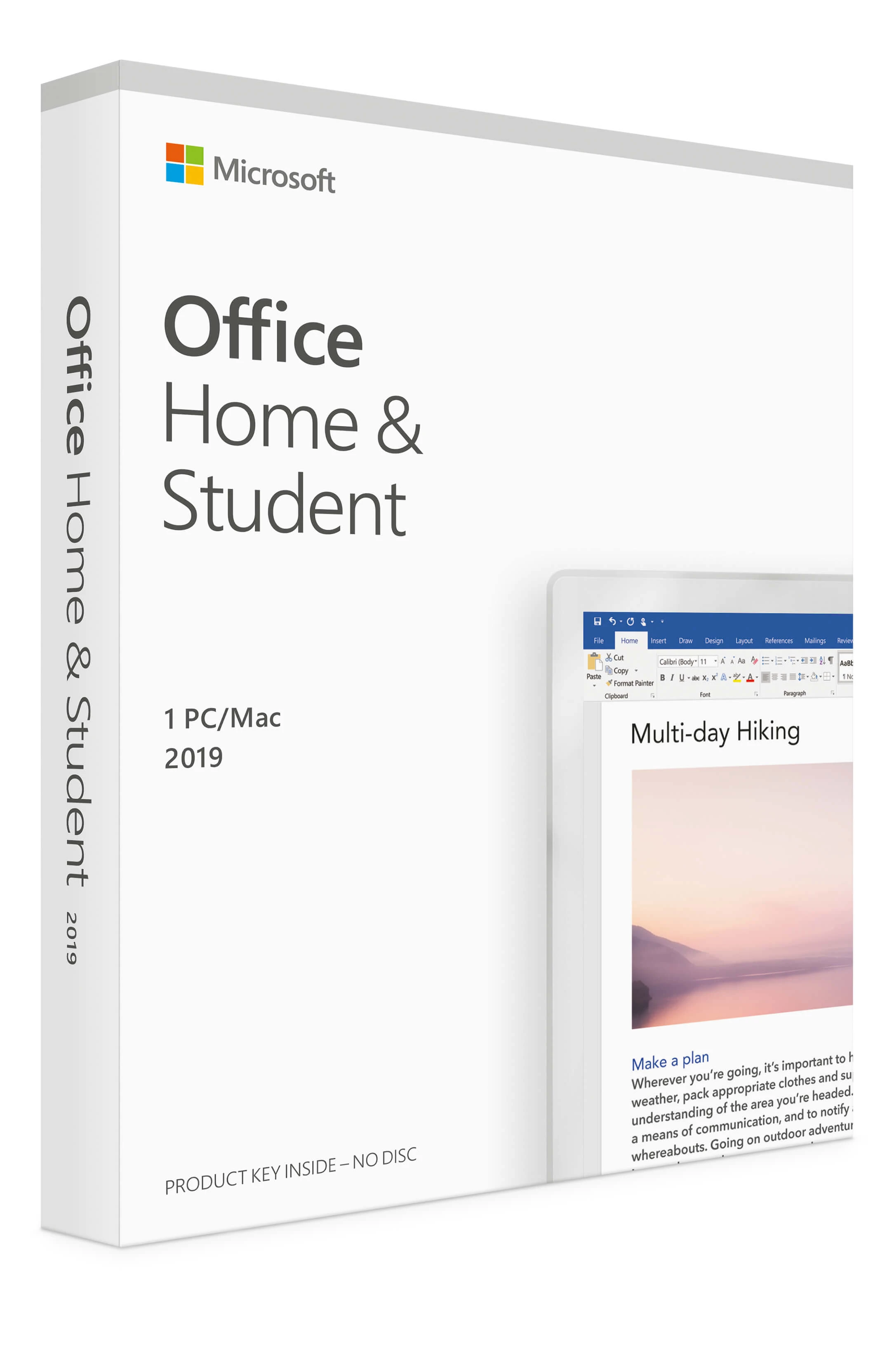 Программа для ЭВМ: Microsoft Office Home and Student 2019 All Lng PKL Onln CEE Only DwnLd C2R NR