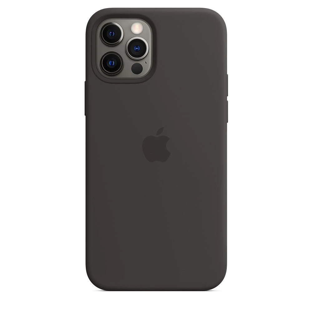 Чехол Apple MagSafe Silicone Case для iPhone 12/12 Pro (черный)