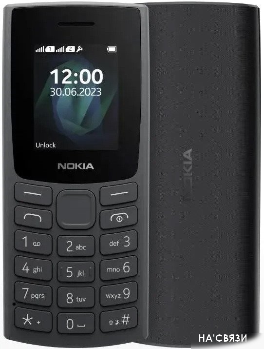 

Кнопочный телефон Nokia 105 4G (2023) Dual SIM TA-1551 (черный)