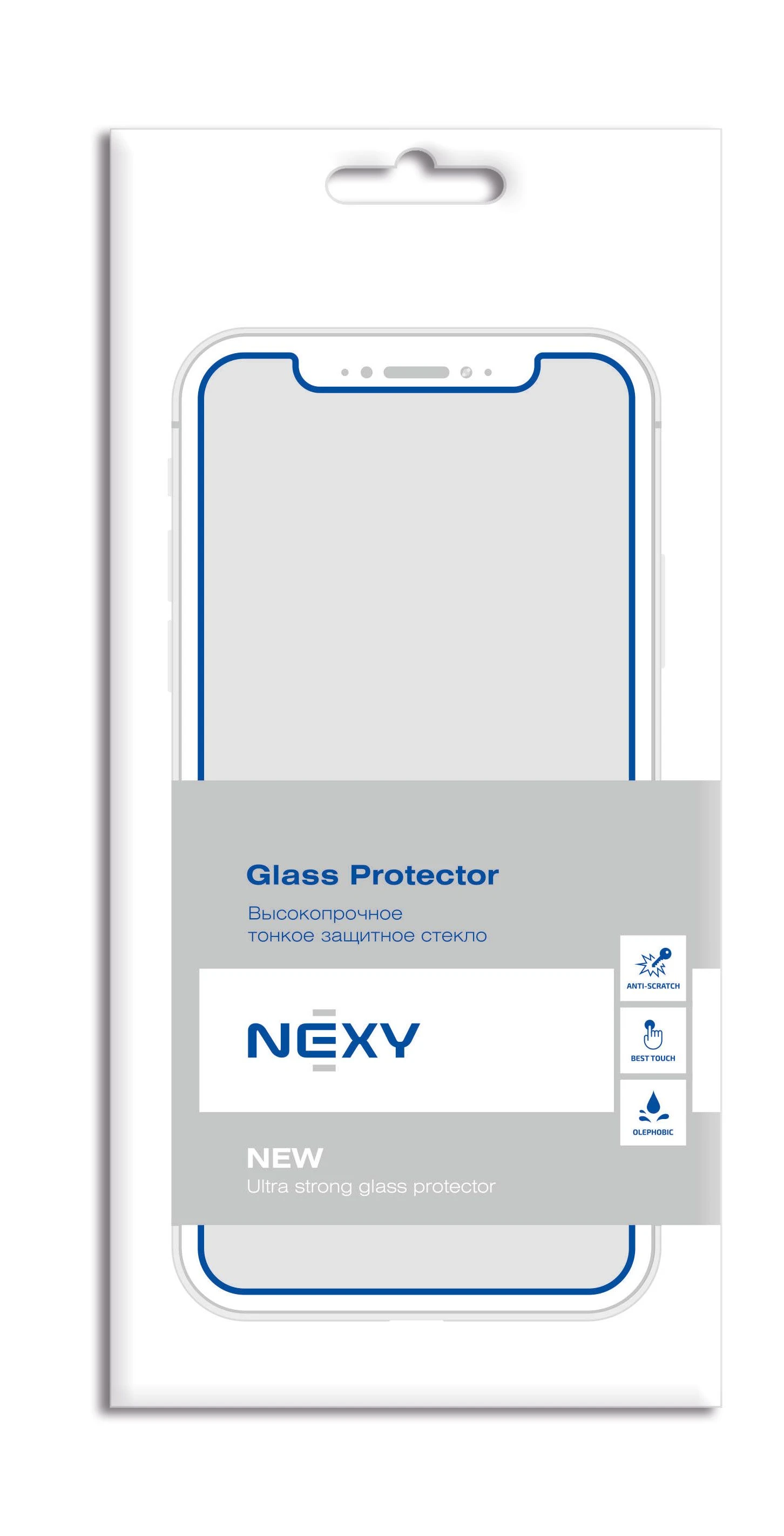 Стекло Nexy Apple iPhone13 Pro Max Full Glue, черный