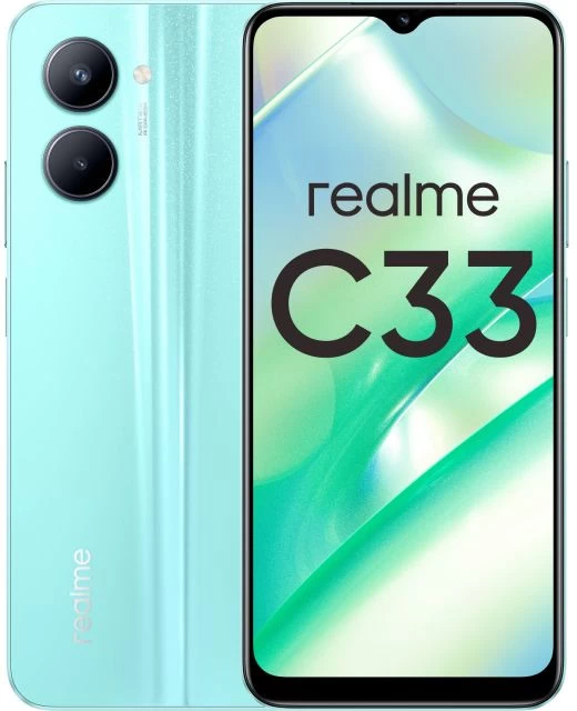 Смартфон Realme C33 4/64GB (аквамарин)