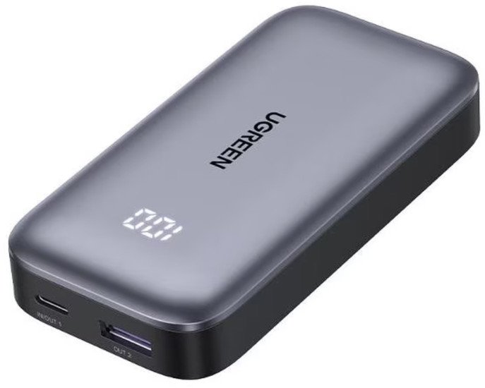 

Внешний аккумулятор Ugreen PB502 10000mAh (серый)