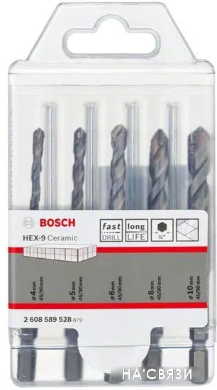 Набор оснастки Bosch 2608589528 (5 предметов)