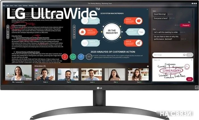 Монитор LG UltraWide 29WP500-B в интернет-магазине НА'СВЯЗИ