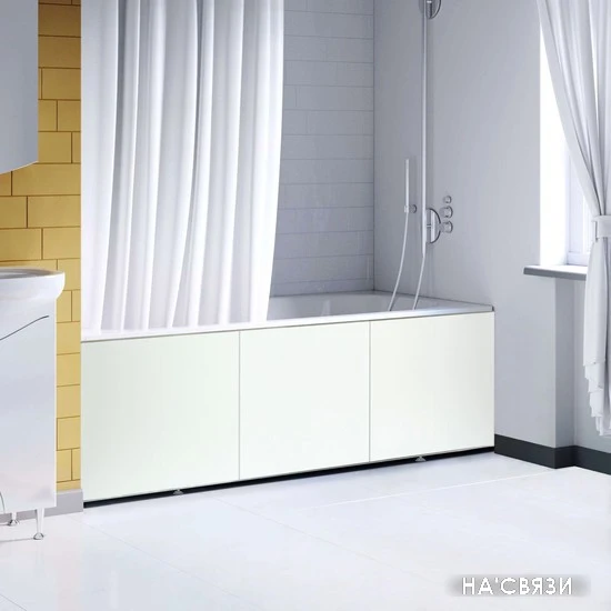 Фронтальный экран под ванну Comfort Alumin Белый глянцевый 1.7